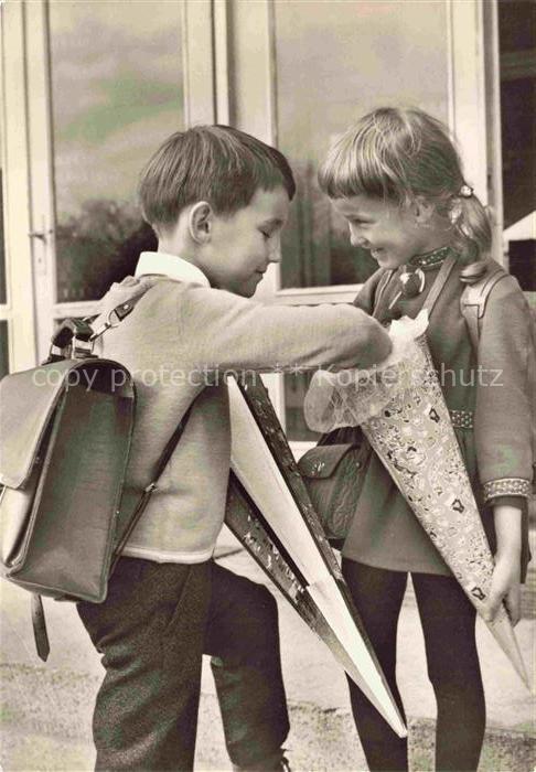 Schule School Ecole Escuela Scuola-- Schulbeginn alles Gute Kinder Zuckertute