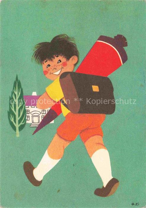 Schule School Ecole Escuela Scuola-- Schulanfang Zuckertuete