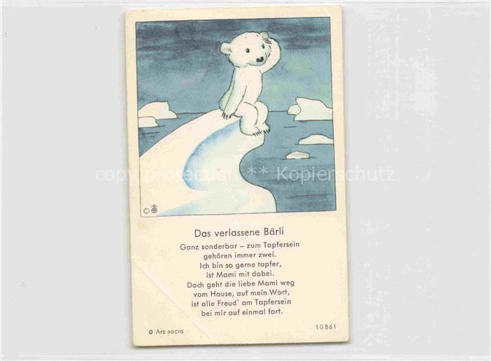 IBM BOHATTA-MORPURGO Ida (1900-1992) Kuenstlerkarte Nr. 10861 Das verlassene Bae