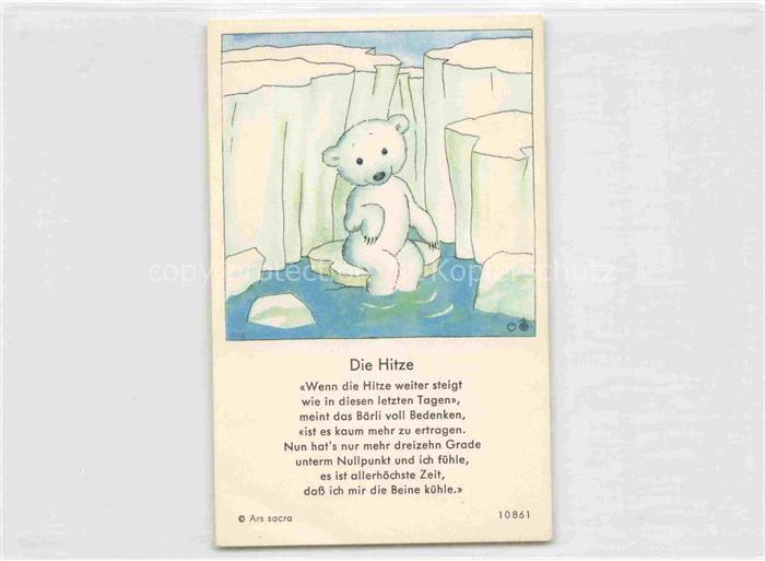 IBM BOHATTA-MORPURGO Ida (1900-1992) Kuenstlerkarte Nr. 10861 Die Hitze