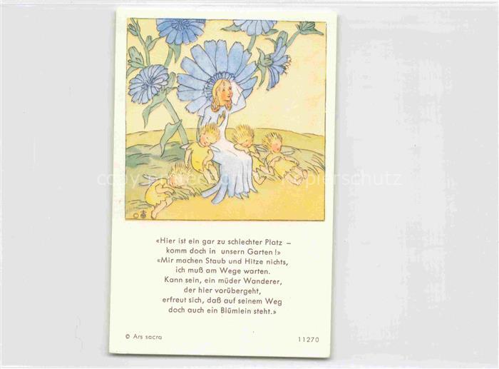 IBM BOHATTA-MORPURGO Ida (1900-1992) Kuenstlerkarte Nr. 11270 Blumen