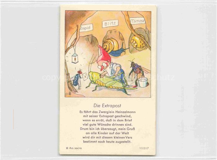 IBM BOHATTA-MORPURGO Ida (1900-1992) Kuenstlerkarte Nr. 11017 Die Extrapost Zwer