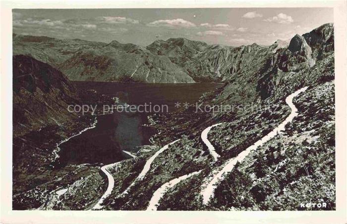 KOTOR Cattaro Montenegro Landschaftspanorama
