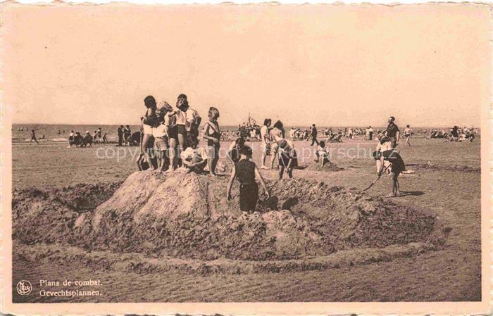 Coxyde Koksijde West-Vlaanderen Belgie Les bains Strandleben