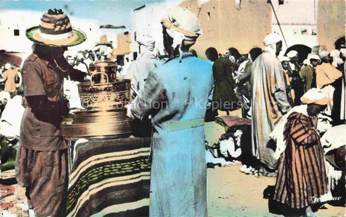 Ouargla Algerie Artisans en cuivre