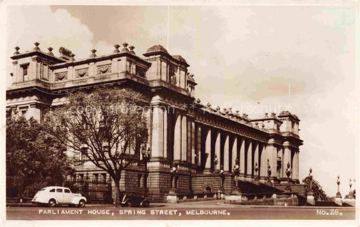 MELBOURNE  Victoria Australia Parliament House Spring Street