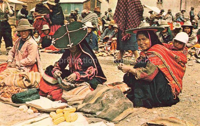 Cuzco Peru Escena tipica de mercado Market scene