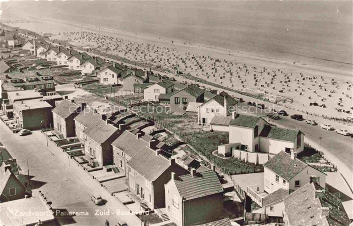 ZANDVOORT-AAN-ZEE Noord Holland NL Panorama Zuid-Boulevard Strand