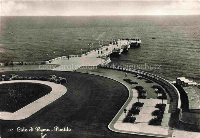 Pontile Lido di Roma OSTIA IT Seebruecke
