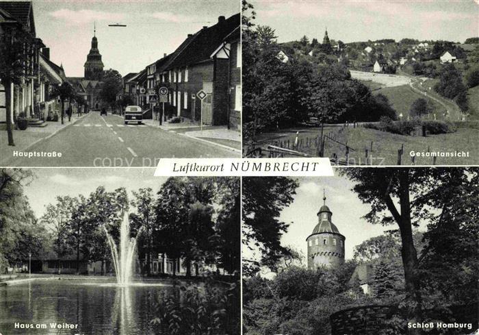 Nuembrecht Oberbergischer Kreis NRW Hauptstrasse Gesamtansicht Haus am Weiher Sc
