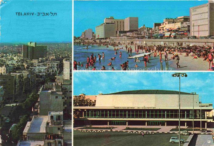 Tel-Aviv-Jaffa Israel Stadtpanorama Strand Auditorium