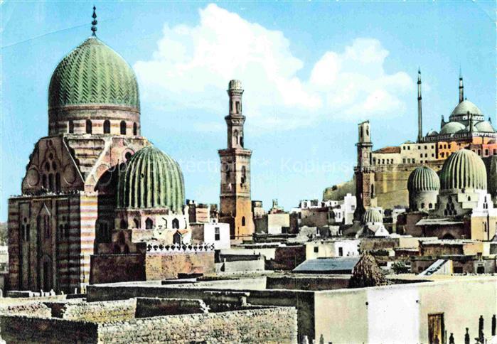 CAIRO  Kairo Caire Egypt The Mamelouk Tombs and Citadel