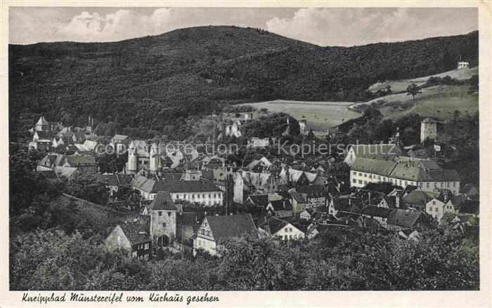 Muenstereifel Bad NRW Blick vom Kurhaus