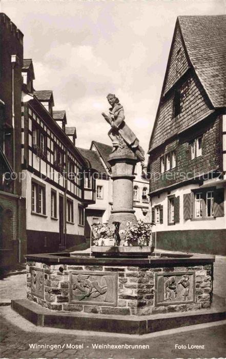 Winningen Mosel Rheinland-Pfalz Weinhexenbrunnen