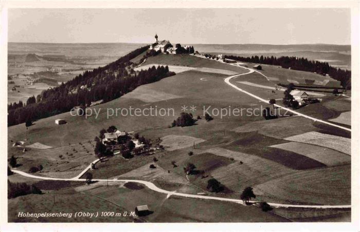 Hohenpeissenberg Weilheim-Schongau Bayern Fliegeraufnahme