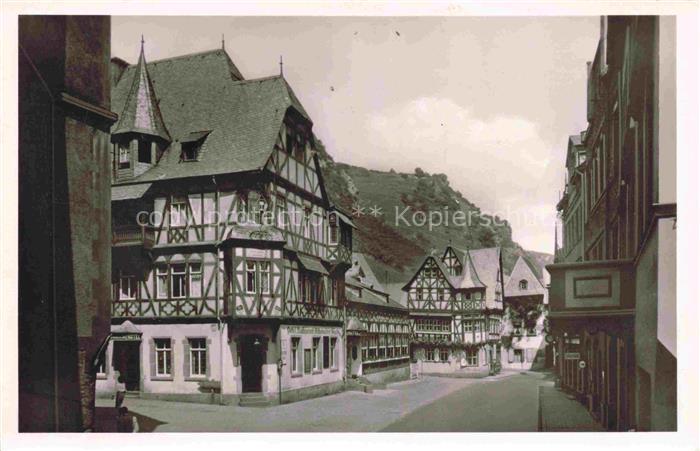 Bacharach Rheinland-Pfalz Alte Fachwerkhaeuser