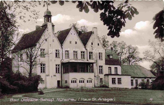 Bad Oldesloe Schleswig-Holstein Schloss Nuetschau Haus St Ansgar