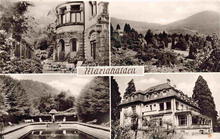 Mariahalden BADEN-BADEN Erholungsheim Mariahalden Panorama Schwimmbad