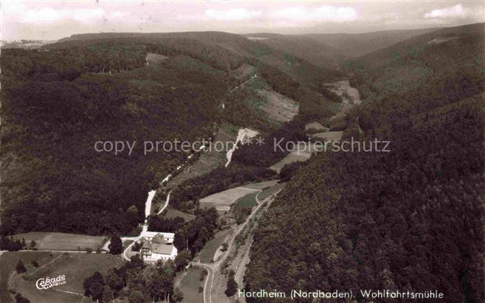 Hardheim Nordbaden Odenwald BW Wohlfahrtsmuehle Fliegeraufnahme