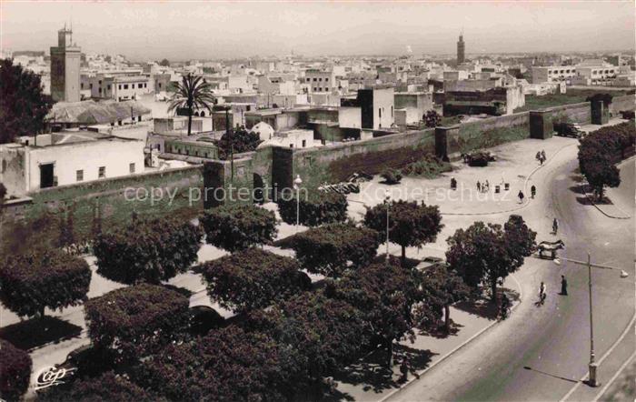 RABAT  Maroc Le Boulevard Joffre et la Medina