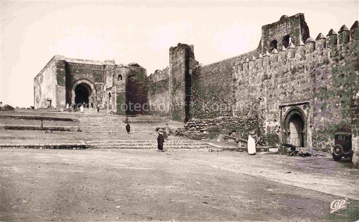RABAT  Maroc Porte et Remparts des Oudaias