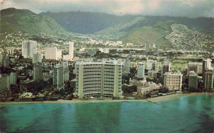 Waikiki Honolulu Hawaii USA The Sheraton Waikiki Hotel Fliegeraufnahme