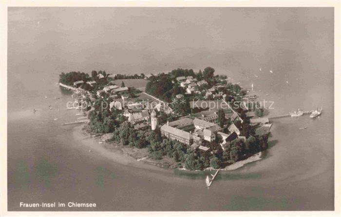 Fraueninsel Chiemsee Schlosshotel Herrenchiemsee Fliegeraufnahme
