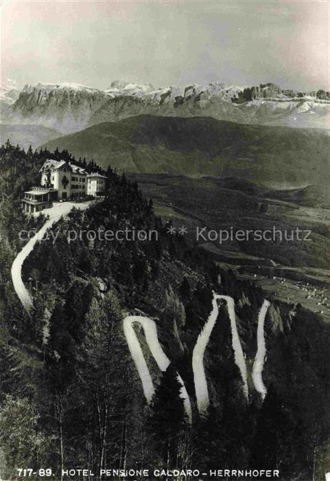 Mendola Mendelpass Trentino IT Hotel Pensione Caldaro Herrnhofer Fliegeraufnahme
