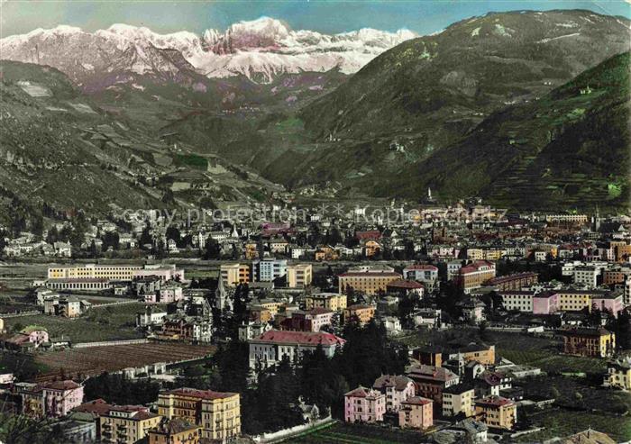 Gries  Bozen BOLZANO Suedtirol IT Fliegeraufnahme mit Rosengarten