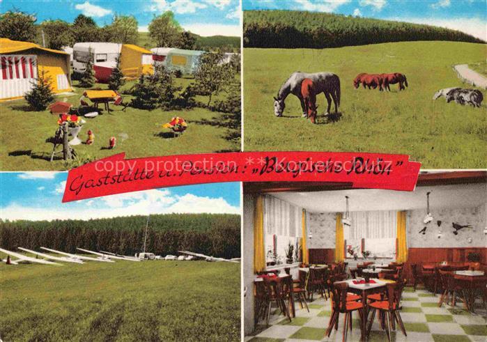 Lindlar Gaststaette Pension Bergische Rhoen Segelflugplatz Campingplatz Gaststub