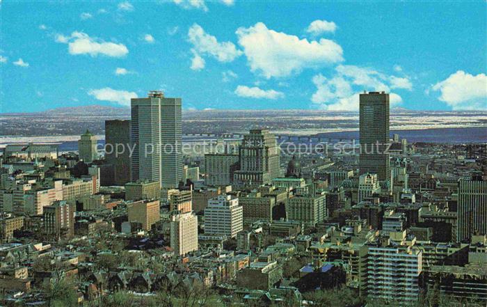 MONTREAL  QUEBEC Canada A general view from Mount Royal Look out