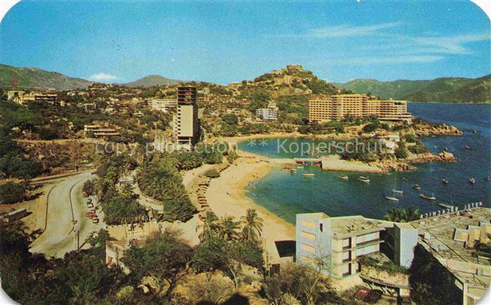 Acapulco Guerrero Mexico Panoramica de Caleta y Caletilla