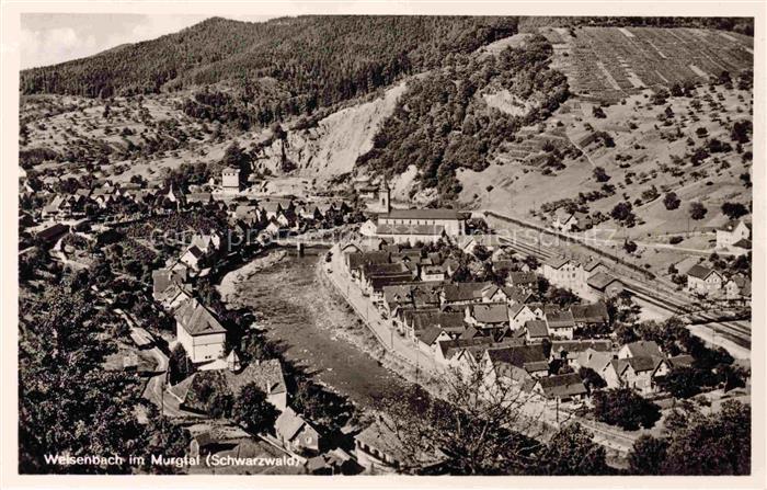 Weisenbach Murgtal Fliegeraufnahme