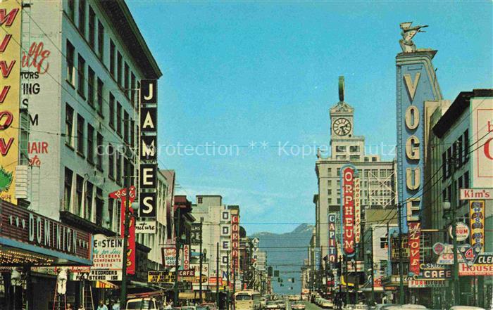 VANCOUVER BC Canada Granville Street