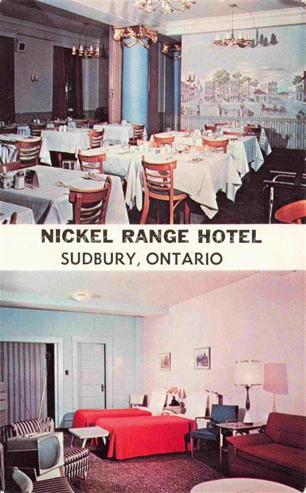 Sudbury Ontario Canada Nickel Range Hotel Leisure Lodge and Dining Room