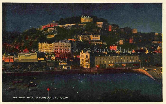 Torquay  UK Waldon Hill and Harbour