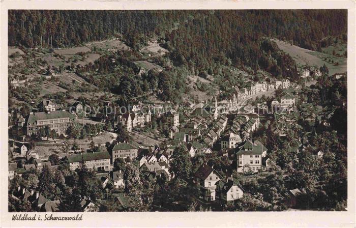 WILDBAD  Bad Schwarzwald BW Fliegeraufnahme