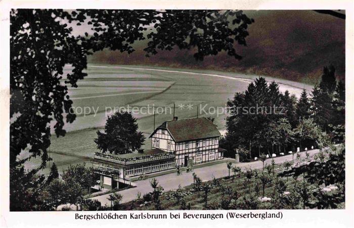Karlsbrunn (Gasthaus) Beverungen Hoexter NRW Bergschloesschen Karlsbrunn