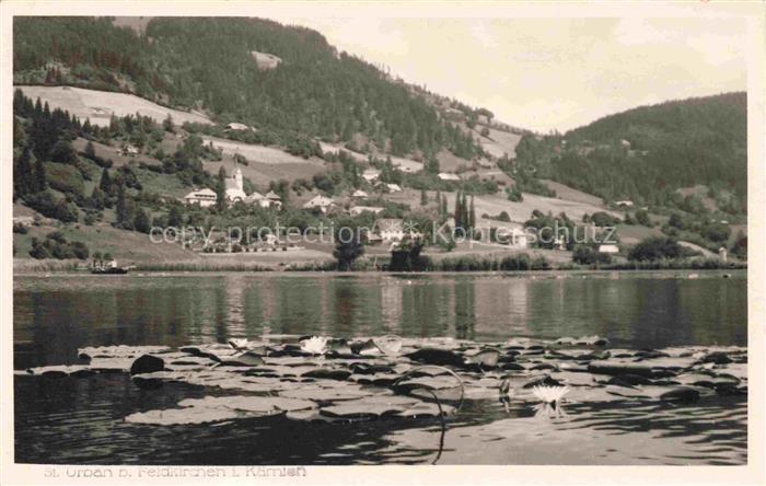 St Urban Urbansee Kaernten AT Panorama