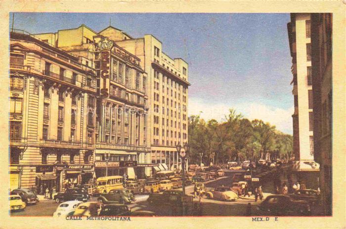 Mexico -City D.F. Mexico Avenida Juarez Arteria vital de la Ciudad de los Palaci