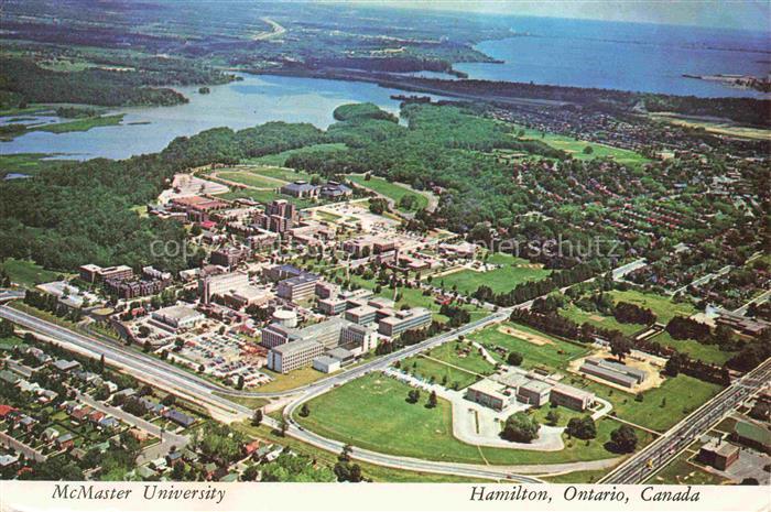 Hamilton Ontario Canada McMaster University Fliegeraufnahme