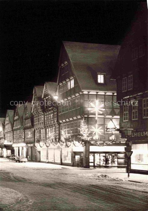 CELLE  Niedersachsen Die Zoellnerstrasse zur Weihnachtszeit