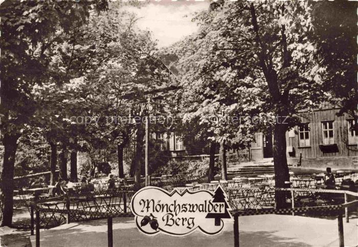 Moenchswalder Bergbaude 449m Kirschau Sachsen Gartenwirtschaft