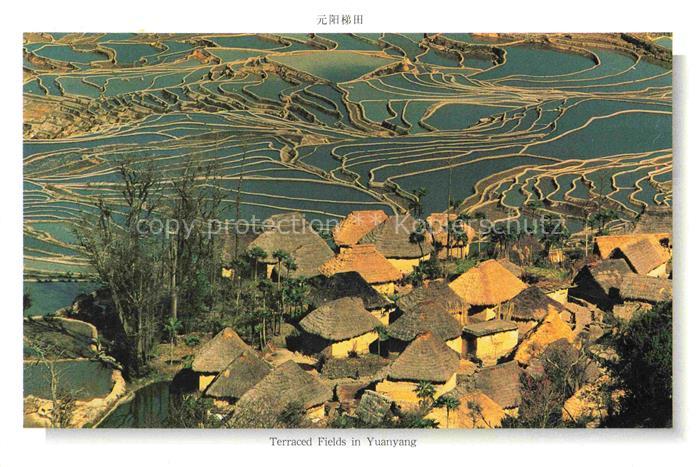Yuanyang China Terraced Fields in Yuanyang