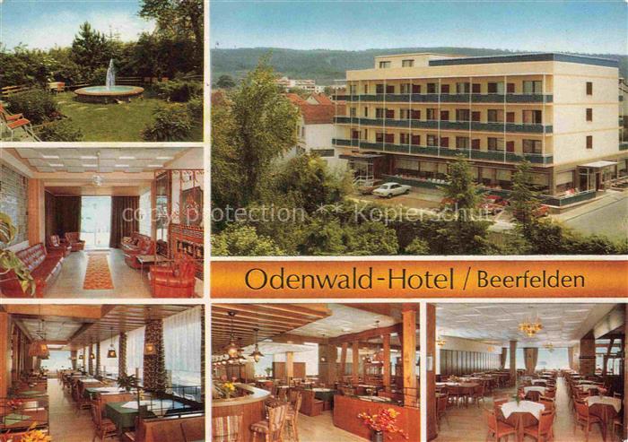 Beerfelden Odenwald Hessen Odenwald Hotel Gastraeume Park Brunnen