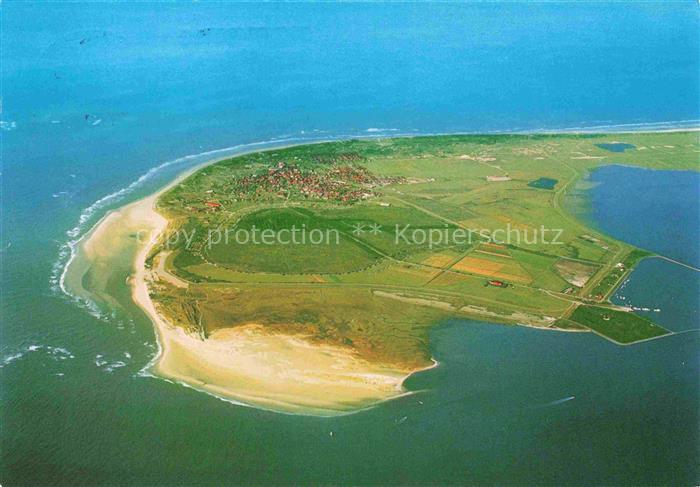 LANGEOOG Nordseebad Fliegeraufnahme