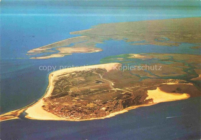 BORKUM Nordseebad Niedersachsen Fliegeraufnahme