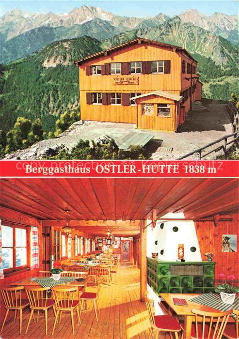 Ostlerhuette 1838m Breitenberg Pfronten Bayern Berggsthaus auf dem Breitenberggi