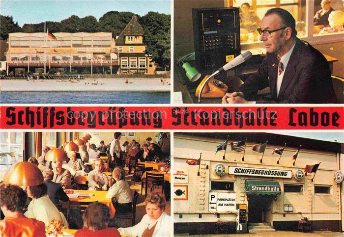 LABOE Ostseebad Schiffsbegruessung Gastraum Sprecherkabine Strandhalle