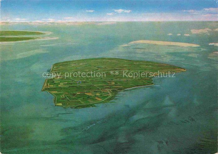 Pellworm Nordseeinsel Schleswig-Holstein Fliegeraufnahme